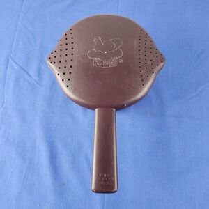 Vintage Pampered Chef Covered Micro-Cooker 4 Cups #2775 Maroon Burgundy USA